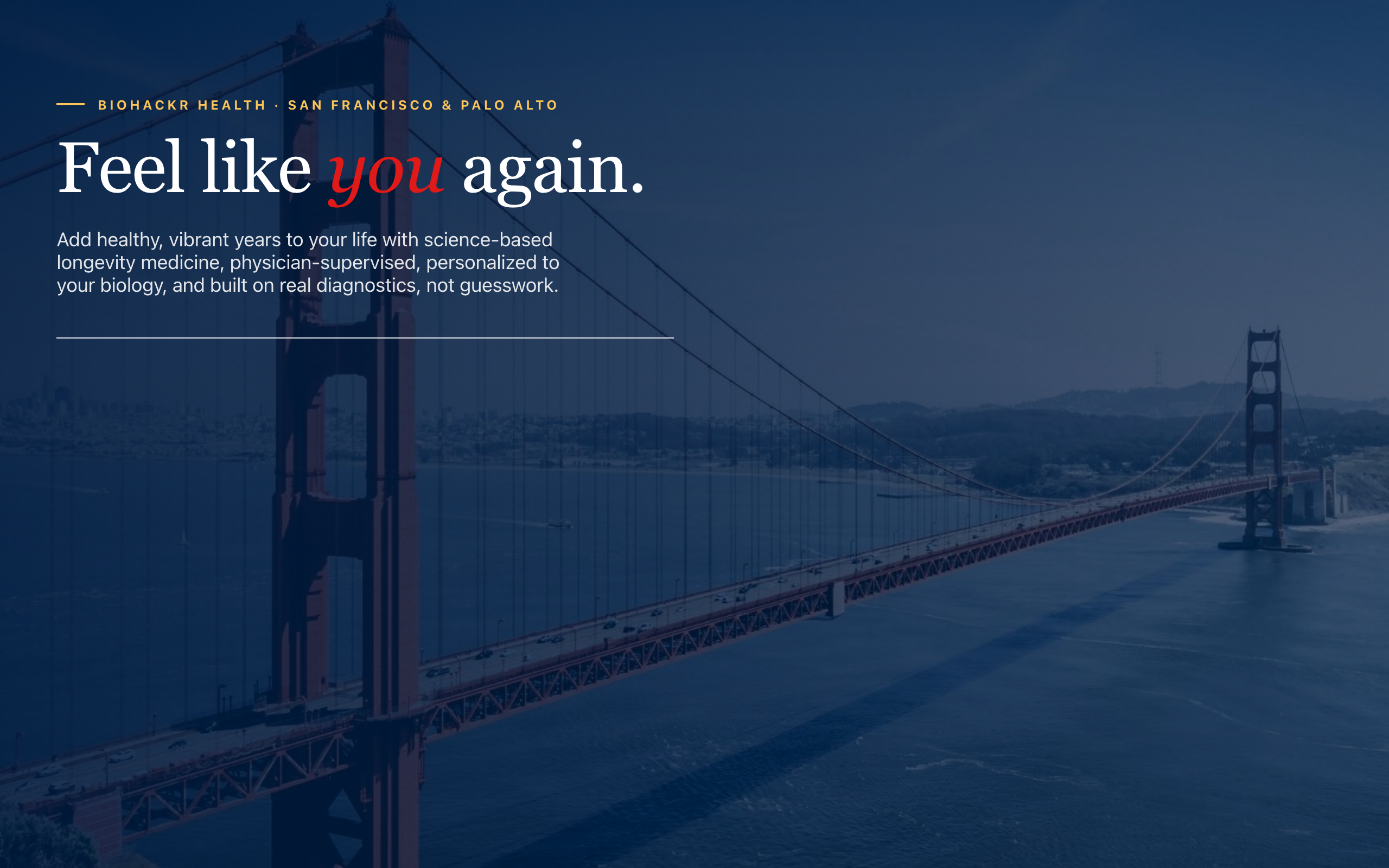 A live Google Ads landing page for longevity care, built and run by Viridian